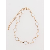 ホワイト | 【チャイハネ】カラービーズアンクレット 韓国 | アミナコレクション 