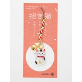その他12 | 【カヤ】金箔入り福招きガラスストラップ 根付 | チャイハネ