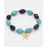 ブルー | 【Kahiko】マーメイドスターフィッシュブレスレット | アミナコレクション 