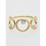 ホワイト | 【欧州航路】ラウンドフレームリング | アミナコレクション 