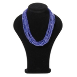 ブルー | 【Maunaloa】クリスタルビーズネックレス | アミナコレクション 