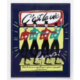 ネイビー | 【欧州航路】レトロパケステッカー | アミナコレクション