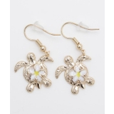 【Kahiko】ホヌ&プルメリアピアス | アミナコレクション | 詳細画像1