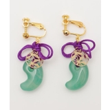 グリーン | 【カヤ】勾玉結びイヤリング | アミナコレクション