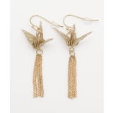 キナリ | 【カヤ】飛び鶴ピアス | アミナコレクション