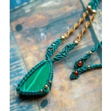 グリーン | 【チャイハネ】羊飼いのお守り風ネックレス | アミナコレクション