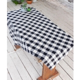 ブラック | 【チャイハネ】イタワ織りチェック柄マルチクロス Mサイズ | アミナコレクション