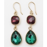 グリーン | 【欧州航路】ドロップイルミピアス | アミナコレクション