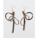 スミクロ | 【カヤ】水引結び輪重ねピアス | アミナコレクション 