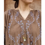 【チャイハネ】パルワリー3連ロングネックレス | アミナコレクション  | 詳細画像1