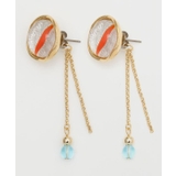 レッド | 【カヤ】涼 おはじきピアス | アミナコレクション 
