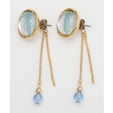 アクア | 【カヤ】涼 おはじきピアス | アミナコレクション 