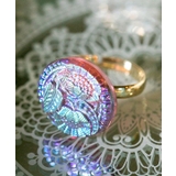 ライトパープル | 【欧州航路】チェコガラスミレリング | アミナコレクション