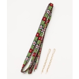 レッド | 【チャイハネ】フラワーズセットストリング | アミナコレクション