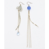 ブルー | 【カヤ】涼くらげアシンメトリーピアス | チャイハネ