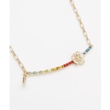 レインボー | 【Kahiko】ビジューハイビスカスネックレス | アミナコレクション