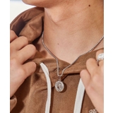 シルバー | 【Kahiko】ハワジュパームコインMEN'Sネックレス | アミナコレクション