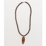 ダークブラウン | 【Kahiko】ココサーフボードMEN'Sネックレス | アミナコレクション