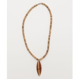 ライトブラウン | 【Kahiko】ココサーフボードMEN'Sネックレス | アミナコレクション