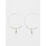 ターコイズブルー | 【Kahiko】ムーンフェザーピアス | アミナコレクション