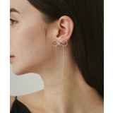 シルバー | チェーンリボンピアス | ciite'