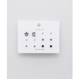 ブラック | ピアス 6セット / pierce 6 set | ciite'