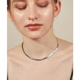 シルバー | 【 金属アレルギー対応 】 4mm スネークチェーンネックレス | ciite'