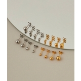 【 金属アレルギー対応 】 シンプルミニボールピアス サージカルステンレス | ciite' | 詳細画像2
