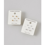 ゴールド | 【 金属アレルギー対応 】 3set pierce / ピアス3セット | ciite'