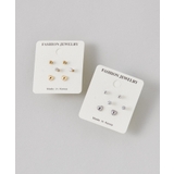 シルバー | 【 金属アレルギー対応 】 3set pierce / ピアス3セット | ciite'