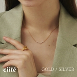 シンプルビジューネックレス | ciite' | 詳細画像1