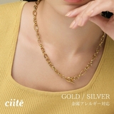 【 金属アレルギー対応 】 マンテルチェーンネックレス サージカルステンレス | ciite' | 詳細画像1