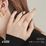 【 金属アレルギー対応 】 ニュアンスリング サージカルステンレス | ciite' | 詳細画像1