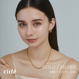 【 金属アレルギー対応 】 シンプルチェーンネックレス サージカルステンレス | ciite' | 詳細画像1