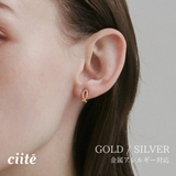 【 金属アレルギー対応 】 ミニモチーフピアス サージカルステンレス | ciite' | 詳細画像1