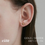 【 金属アレルギー対応 】 ミニハートピアス サージカルステンレス | ciite' | 詳細画像1