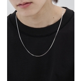 シルバー | 【 金属アレルギー対応 】2mm スネークチェーンネックレス | wyz