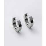 【 金属アレルギー対応 】シンプルフープピアス 直径13mm, 幅3mm | wyz | 詳細画像2 