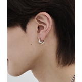 シルバー | 【 金属アレルギー対応 】シンプルフープピアス 直径13mm, 幅4mm | wyz