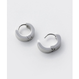 【 金属アレルギー対応 】ラインフープピアス 直径10mm, 幅4mm | wyz | 詳細画像2
