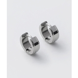 【 金属アレルギー対応 】ラインフープピアス 直径10mm, 幅4mm | wyz | 詳細画像2