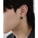 【金属アレルギー対応】ゴールドラインフープピアス直径:13mm, 幅:5mm | wyz | 詳細画像15