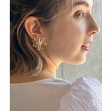 ゴールド | フラットデイジー ピアス | ciite'