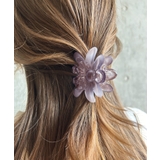 パープル | クリアサニーフラワー ヘアクリップ | ciite'