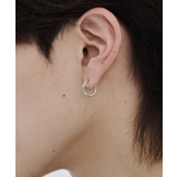 シルバー | シンプルフープピアス（両耳用） | wyz