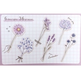 ポシェブーケ シールセット パープルドライフラワー | cinemacollection | 詳細画像2 