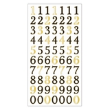 シールシート ふち箔クリア文字シール 数字 | cinemacollection | 詳細画像1