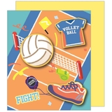 バレー部 色紙 二つ折りメッセージボード | cinemacollection | 詳細画像1