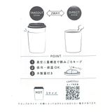 ディズニーキャラクター 保温保冷コップ 蓋付真空2wayタンブラー280ml | cinemacollection | 詳細画像5