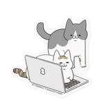 うちの猫がまた変なことしてる ダイカットシール ステッカー | cinemacollection | 詳細画像2 